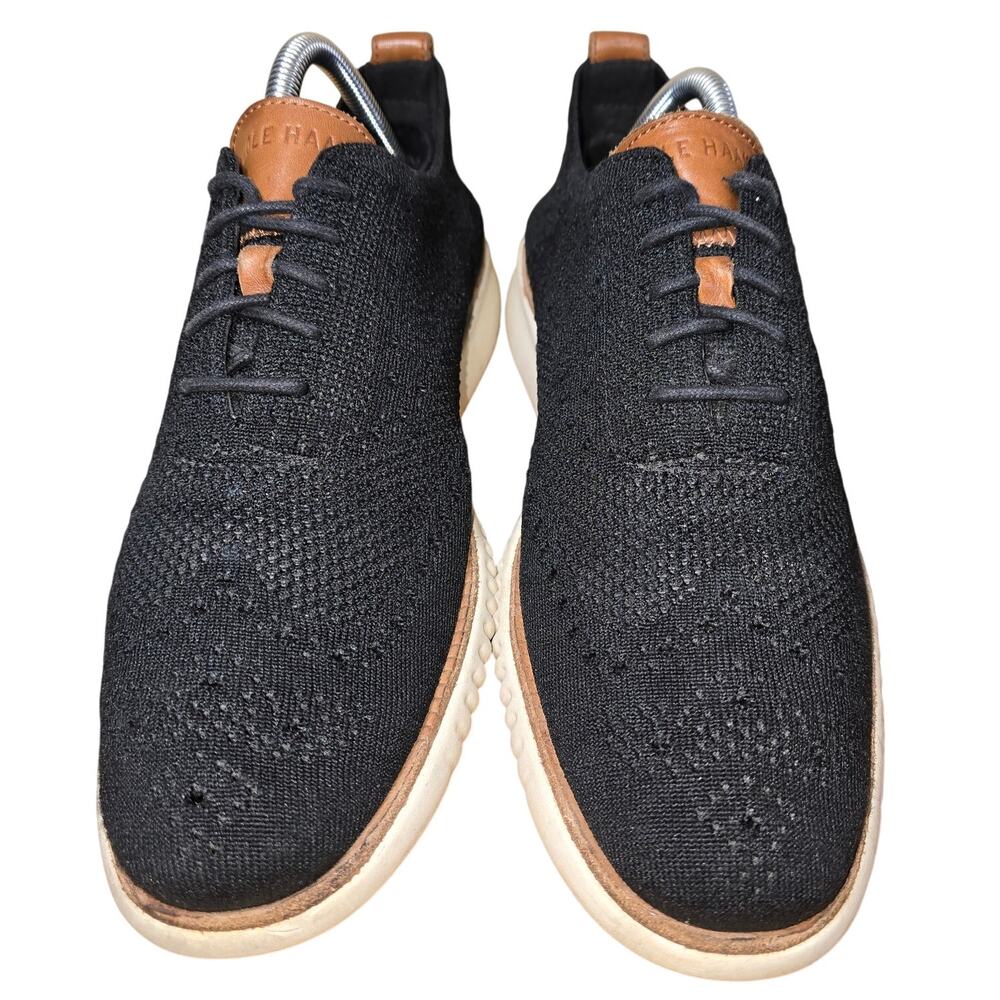 Cole Haan Original Grand Stitchlite Wingtip Oxford Shoes Mens 8 M Black C27568 - Picture 3 of 8